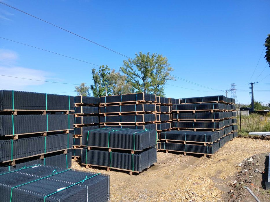 Panel ogrodzeniowy fi 4mm 203cm GRAFIT!!! panele słupki siatki furtki