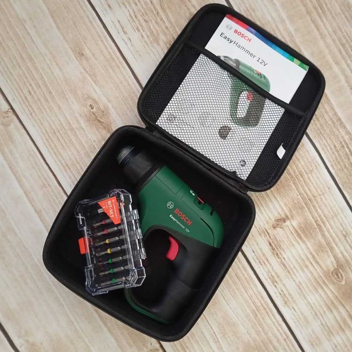 Bosch Młotowiertarka Akumulatorowa Home Garden EasyHammer 12V LED 3w1