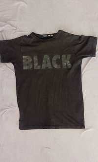 Czarna koszulka lato
