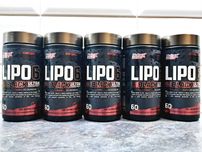 Nutrex, Lipo-6 Black Ultra Concentrate (60 капс), жиросжигатель Lipo-6