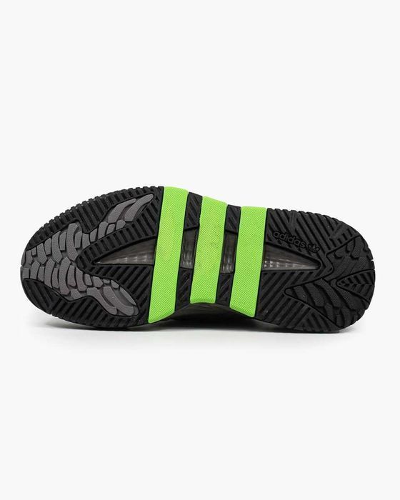 Мужские кроссовки Adidas Niteball Gray&Green. 40-45