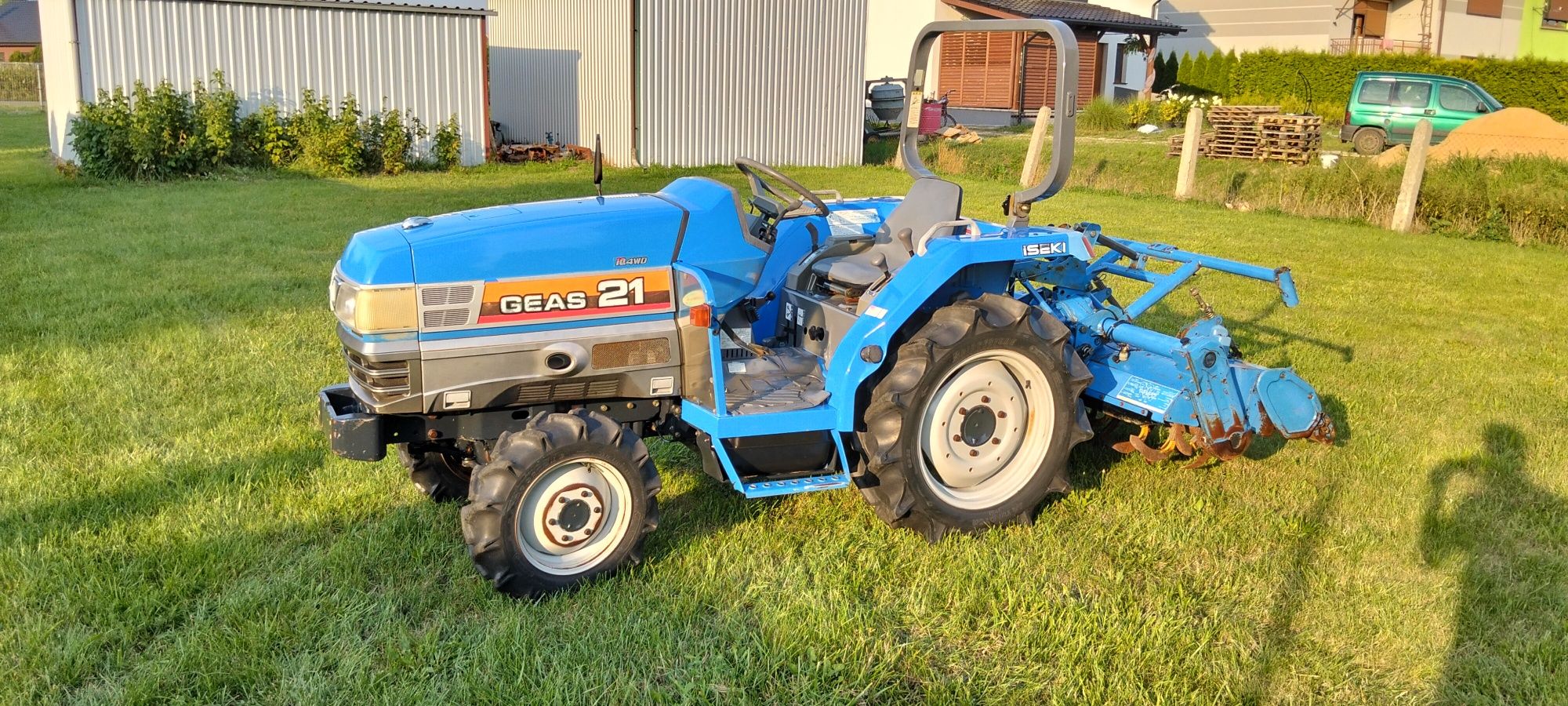 Traktorek 4x4 iseki 21 km rewers wspomaganie ciągnik tur kubota