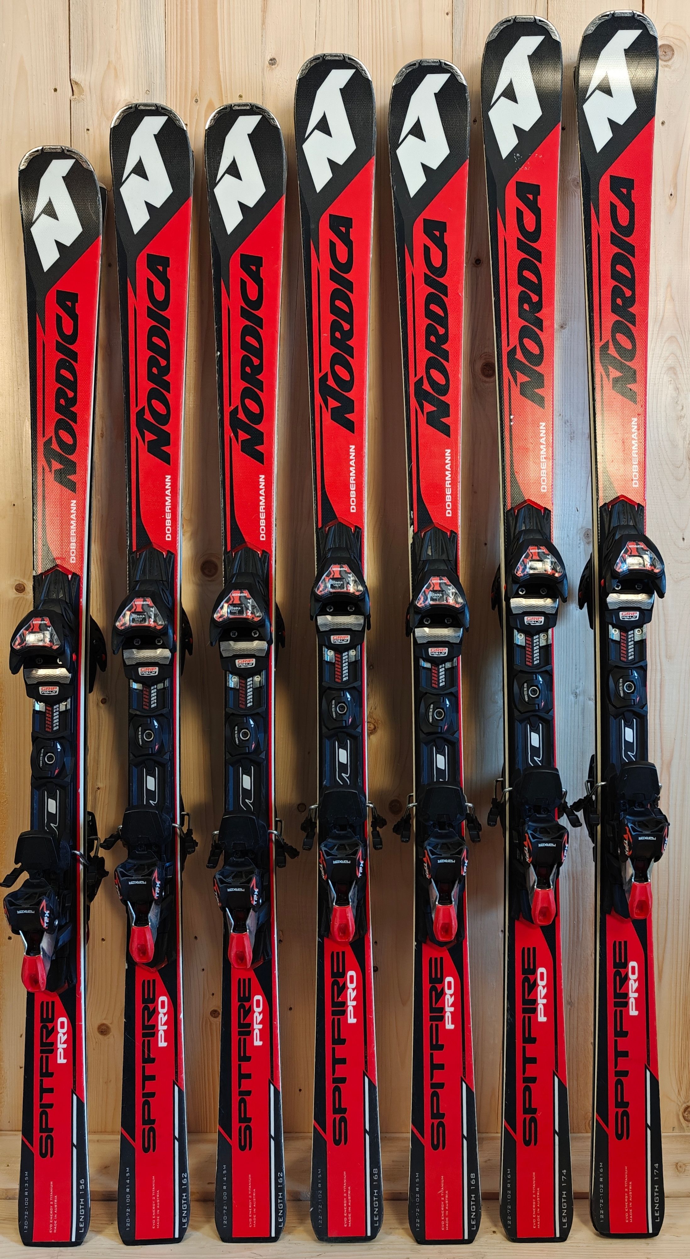Narty 7 X Nordica Spitfire Pro (500 zł/ 95€ netto za parę) pakiet nart