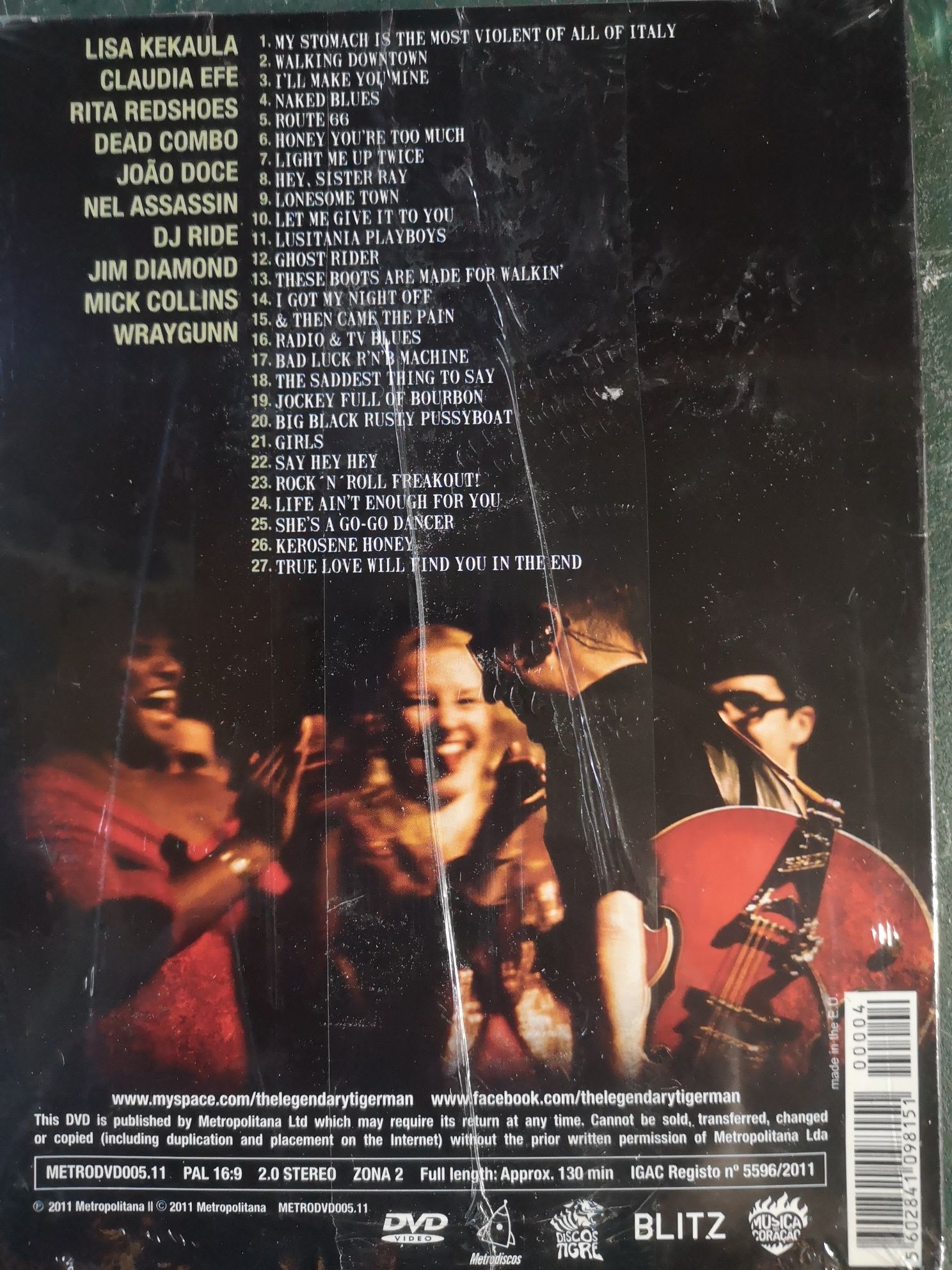 Vendo exemplar DVD the Legendary Tigerman & Guests