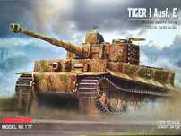 Model kartonowy Angraf 177 : czołg TIGER I Ausf. E
