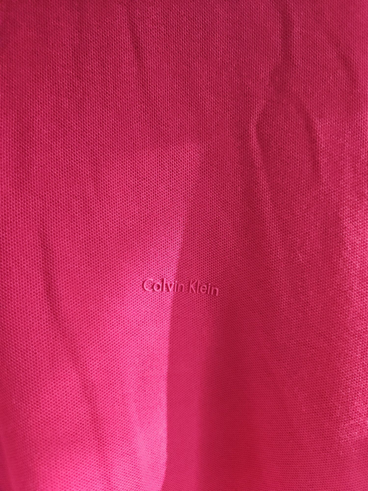Polo różowe Calvin Klein XXL Super.