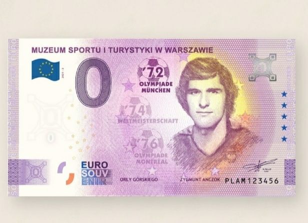 Banknot 0 euro Zygmunt Anczok Orły Górskiego