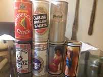 Latas de Cerveja (?) anos 80 vazias 440 ml