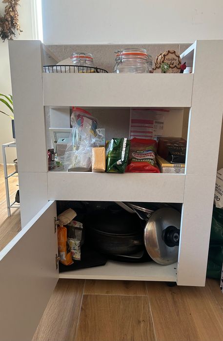 Carro cozinha branco