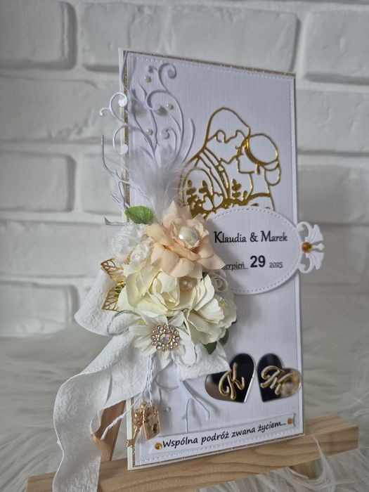 Kartka na ślub, ślubna, Pamiątka Ślubu