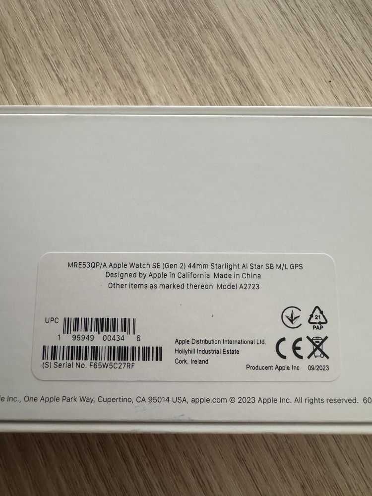 Годинник Apple 44mm SE
