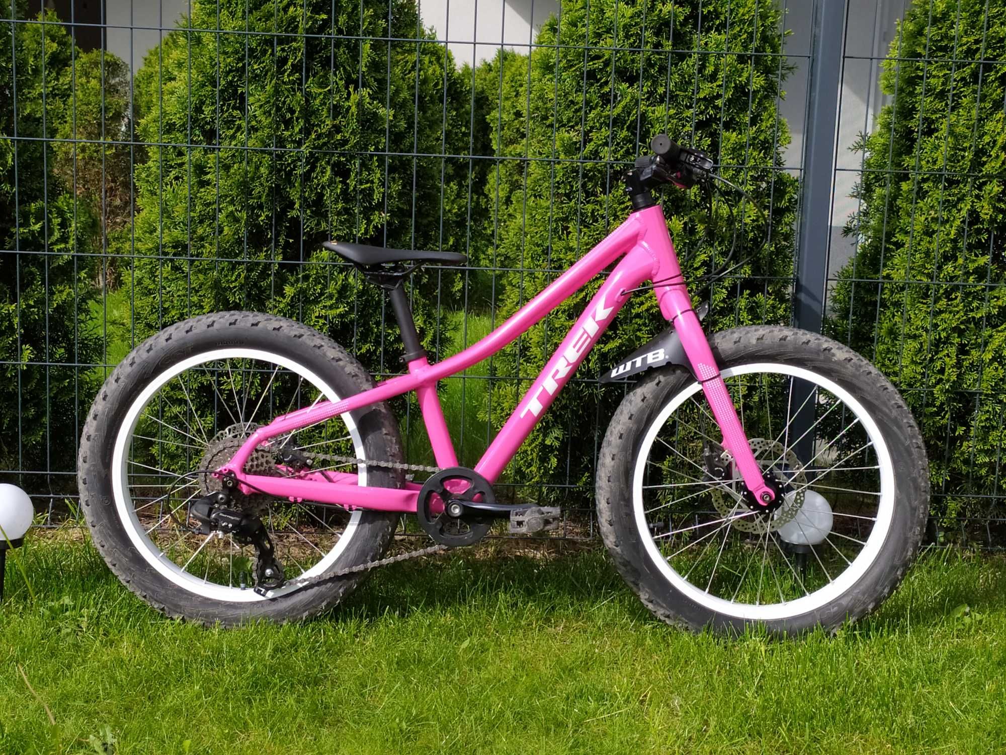 Rower Trek Roscoe 20 cali różowy dla dziewczynki 5-8 lat