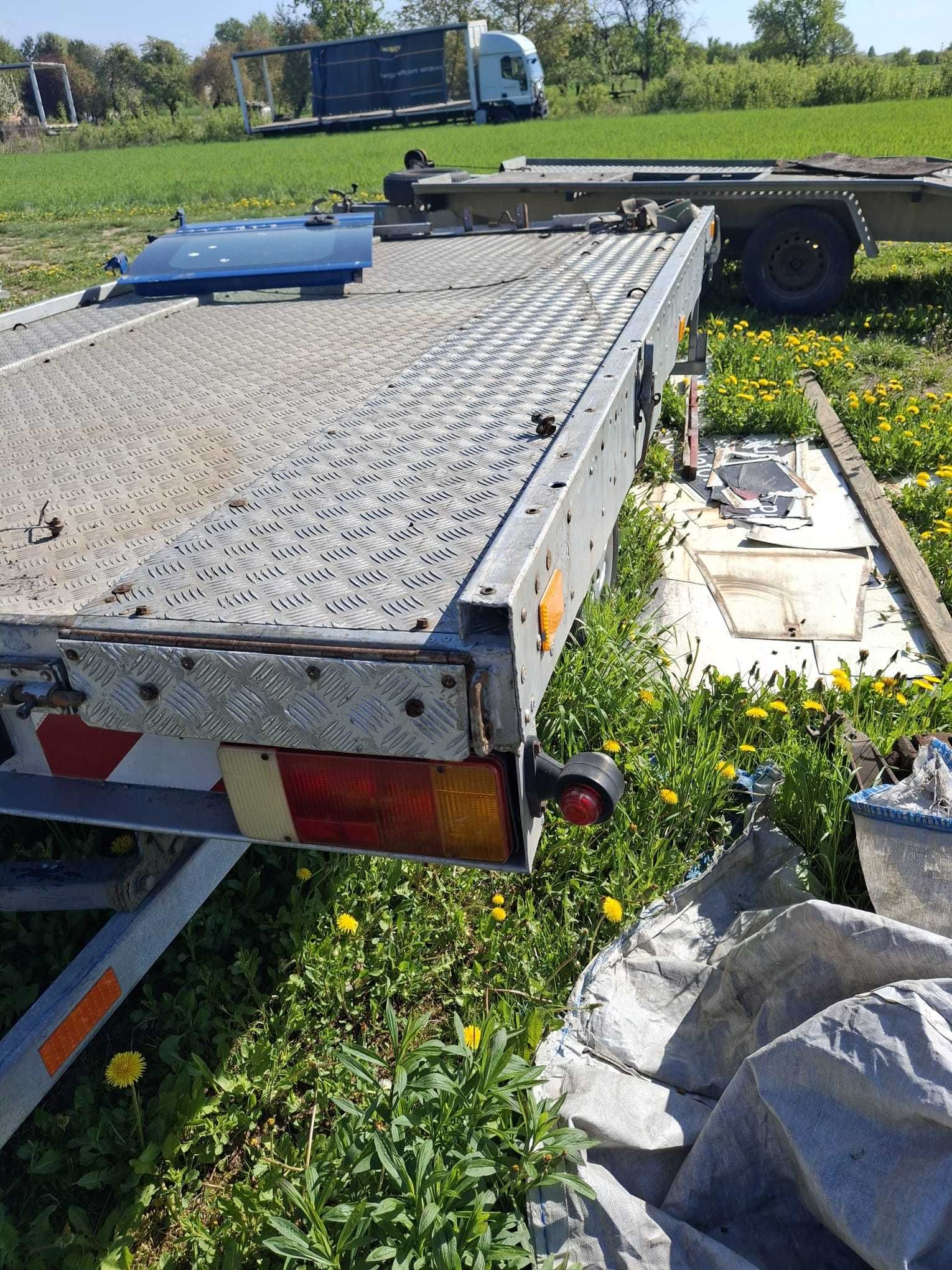 Najazd zabudowa autolawety aluminiowa