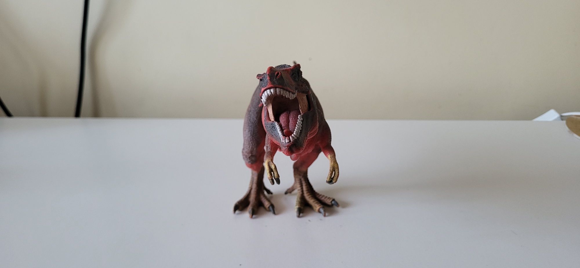 Schleich dinozaur tyranozaur rex czerwony figurka model wycofany 2011