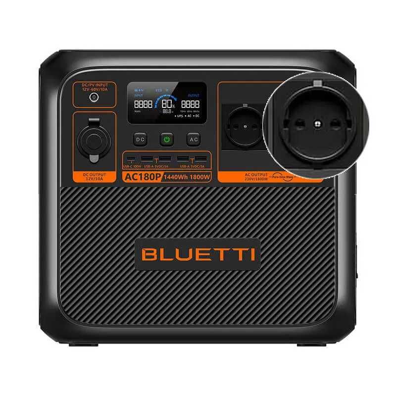 Електростанція Bluetti AC180P - версія для ЄС