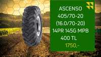 NOWE OPONY ASCENSO 405/70-20 (16.0/70-20) 14PR 145G MPB 400 TL opona