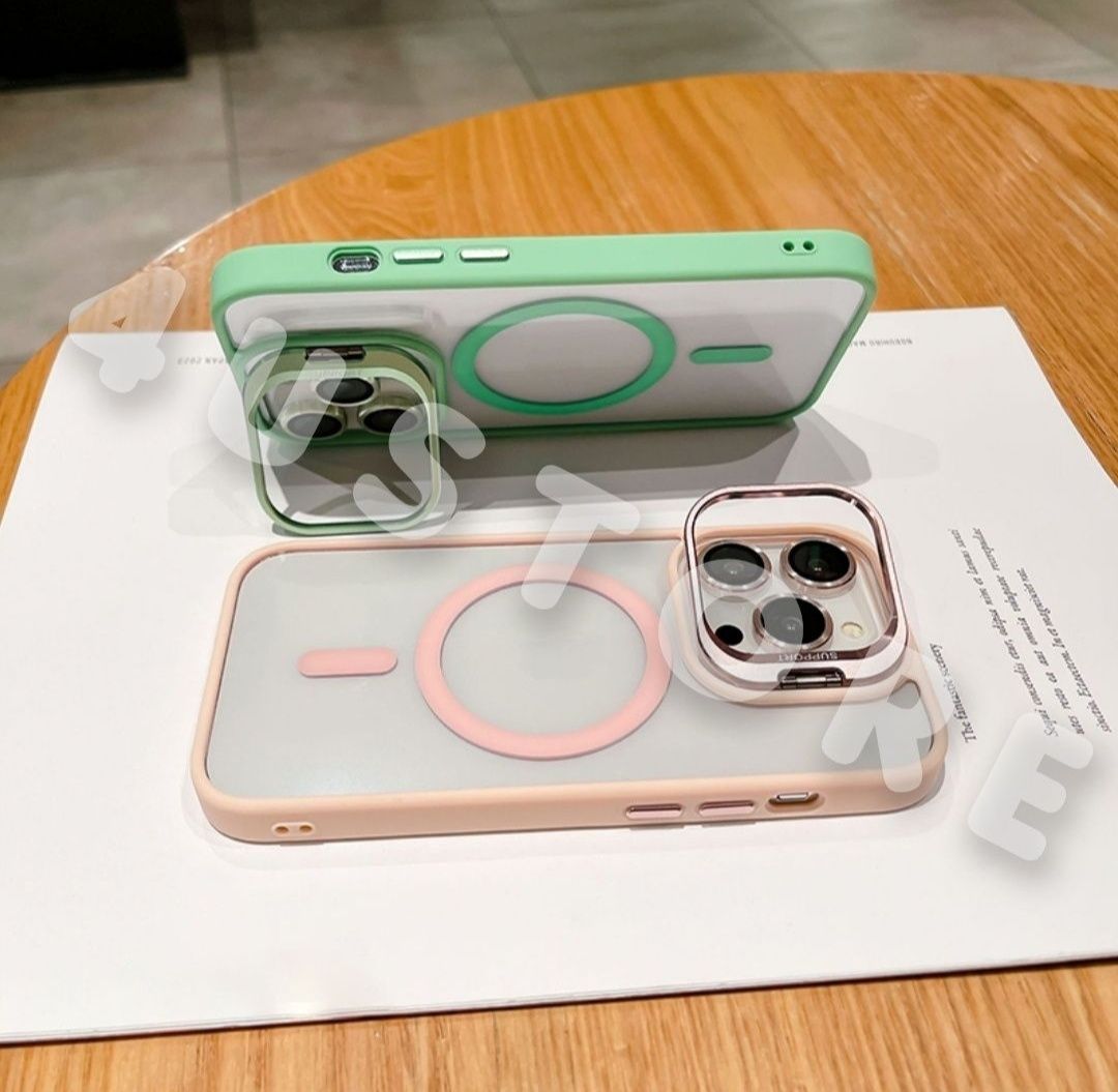 Чехол Metal Lens Magsafe на iPhone 15 Pro Max с линзами чохол з лінзам