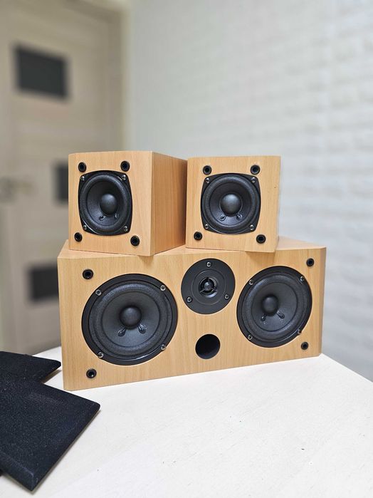 Колонки пасивні GENIUS 1-центальна + 2-тилові акустична система