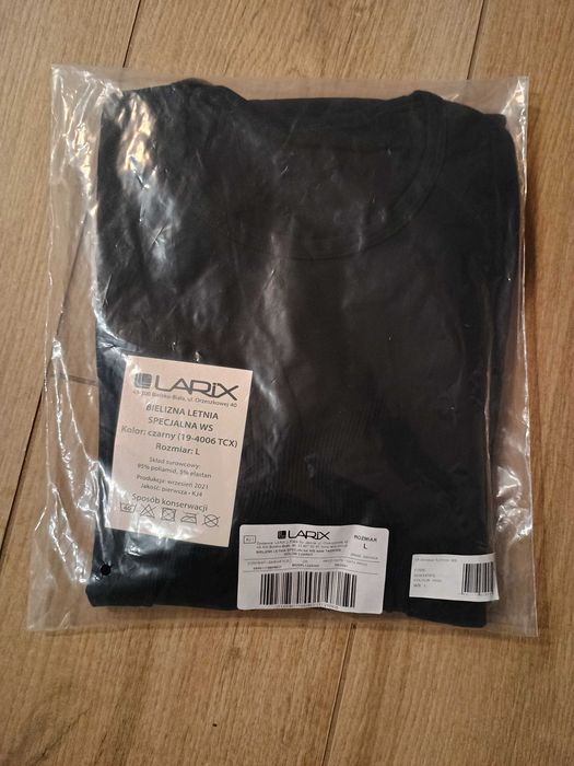 bielizna letnia Specjalna WS wzór 74/DKWS rozmiar L kolor czarny