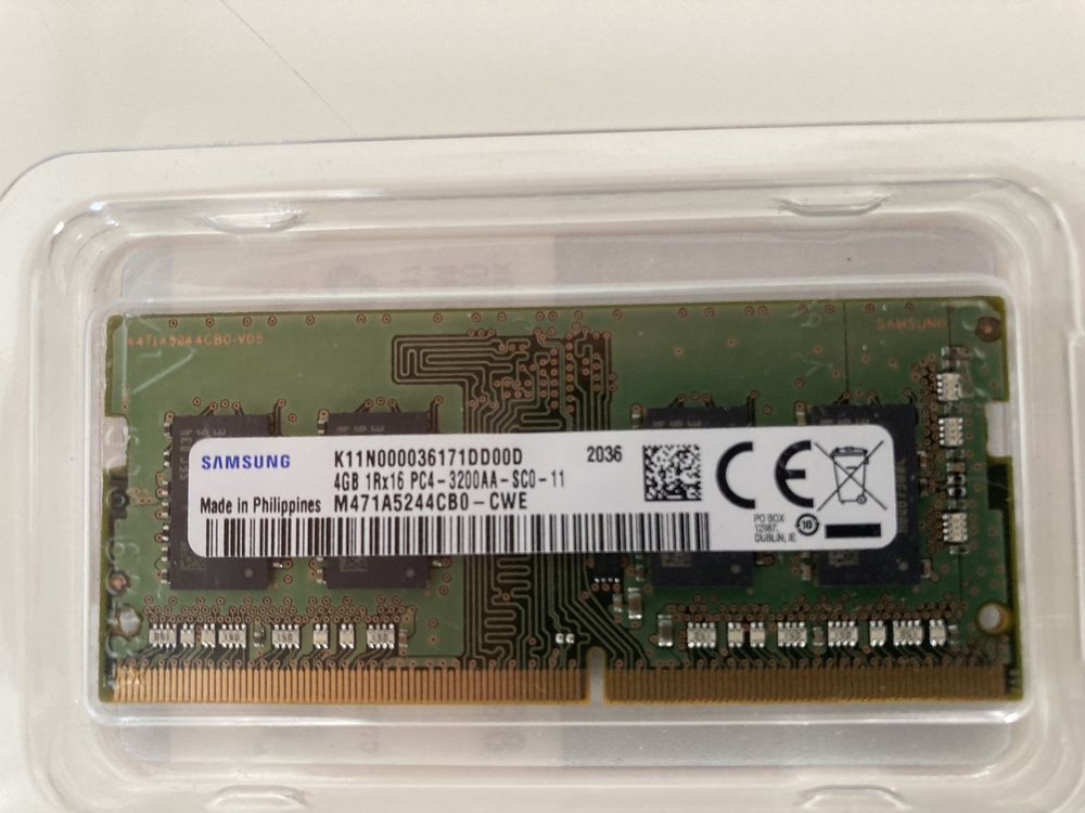 Memória RAM 4Gb PC4 3200AA Samsung