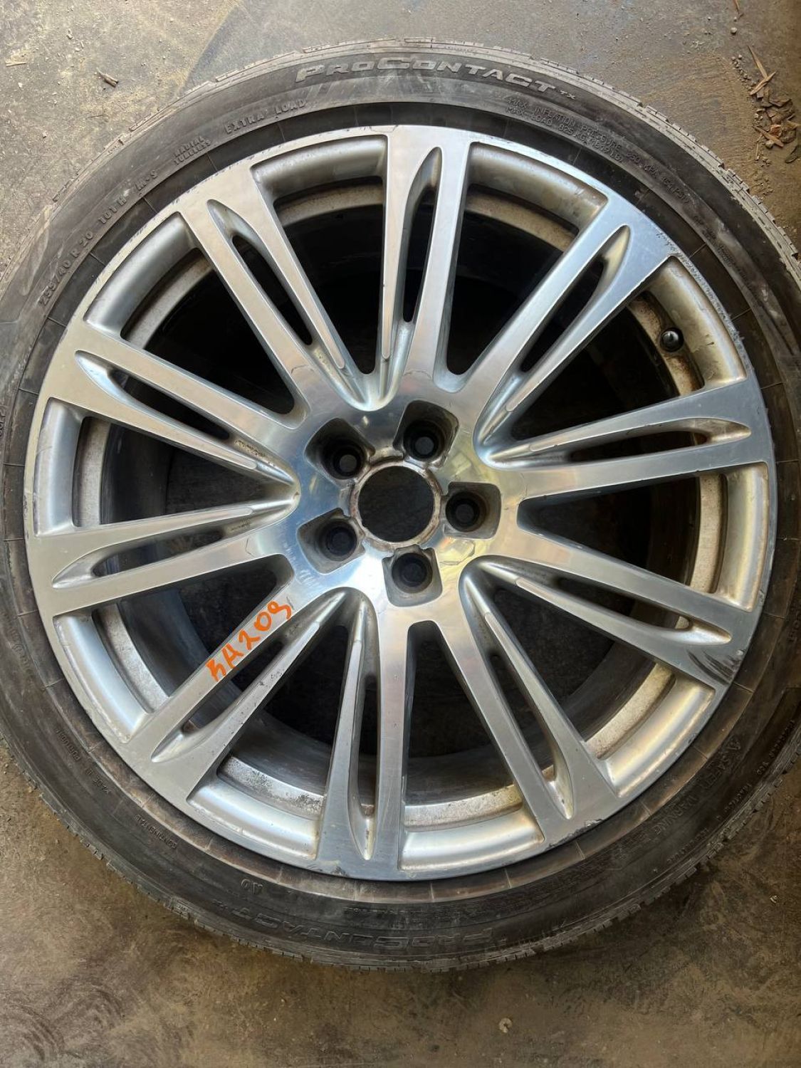 Диски Audi OEM 4H0601025N 8x20 5x112 ET37 DIA66,6 (polished) Б/У