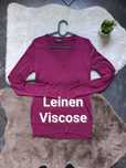 Sweter damski Eddie Bauer rozmiar S - V-neck, len i wiskoza, S