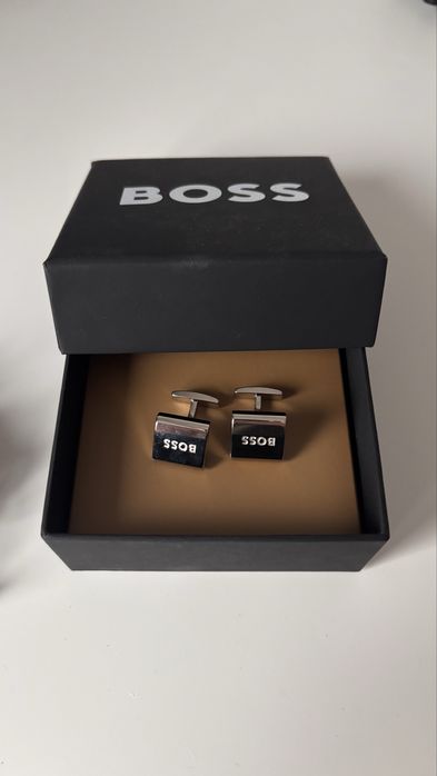 Spinki do mankietów Hugo Boss prezent dla mezczyzny