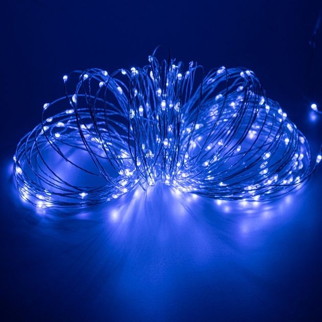 Гирлянда роса, 10 метров, USB, 8 режимов. Акция. Разный цвет и метраж.