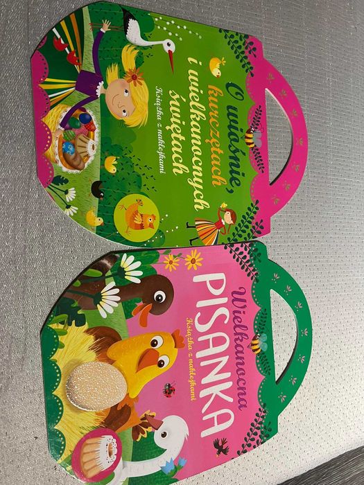 Książki z naklejkami dla dzieci motyw wielkanocny