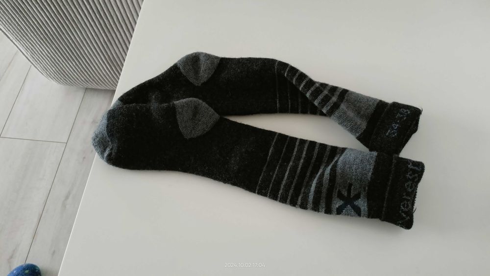 Stadium EVEREST szwedzkie merino skarpety 34-36 wysokie narty nowe