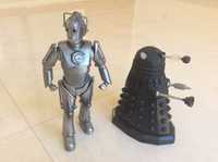 Dr Who Cyberman 2006 e Darlek 2004 - Recipientes de banheiro