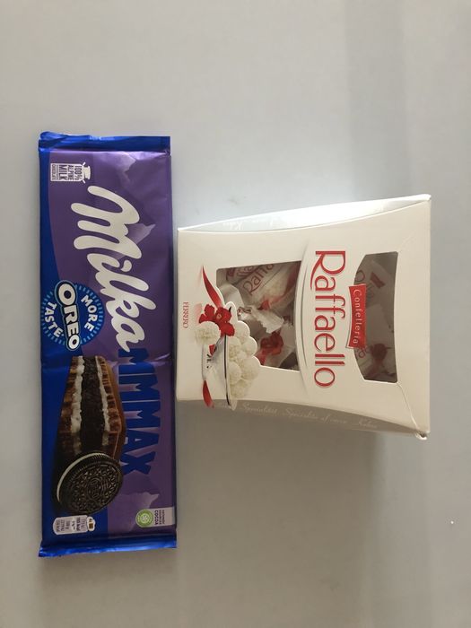 Slodycze Milka Oreo 300g Rafaello czekolada