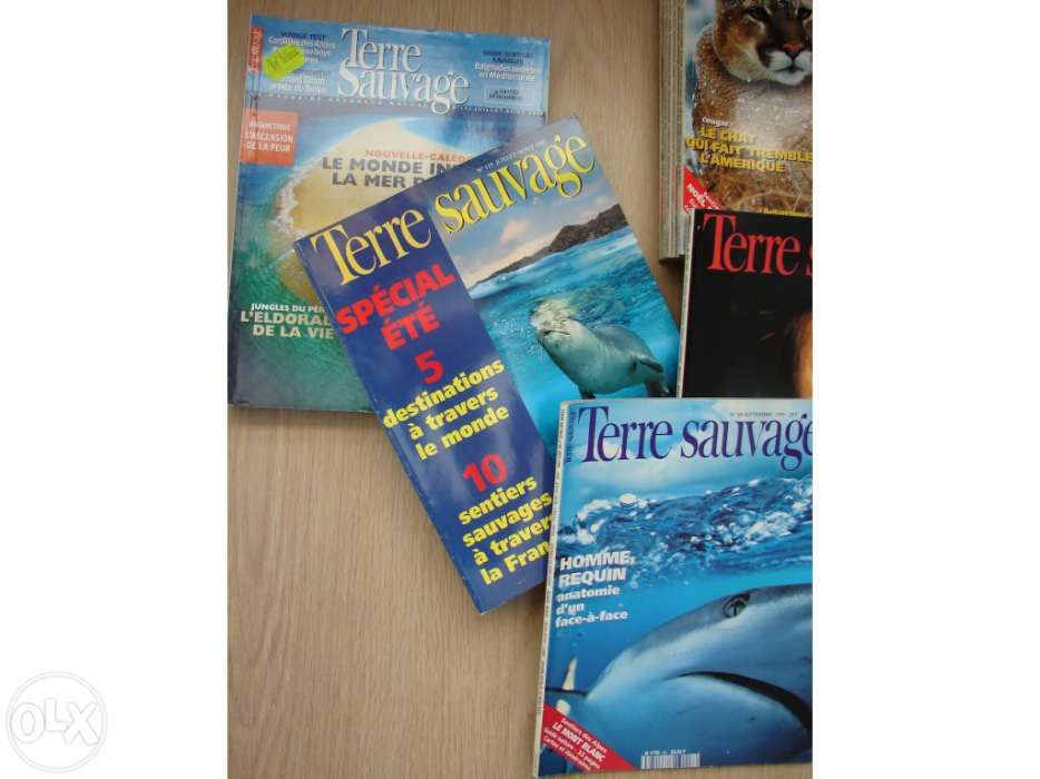 Revistas Terre Sauvage (28 Unidades) em Francês