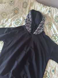 Czarna bluza sabra ze wstawkami rozmiar XL