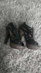 Wysokie buty platformy koturny harajuku goth punk emo metal czarne