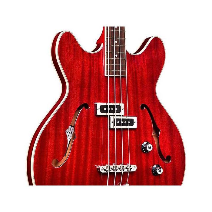 Guild Starfire I Bass (Cherry Red) – Gitara basowa typu Semi-Hollow