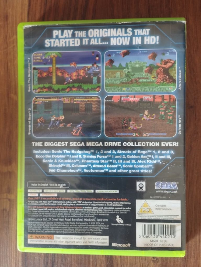 Gra Mega drive Ultimate collection Xbox360