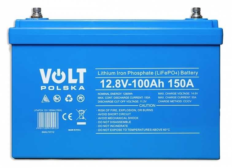Акумуляторна батарея LiFePO4 12V 100Ah 150Ah 6AKLB10012 6AKLB15012