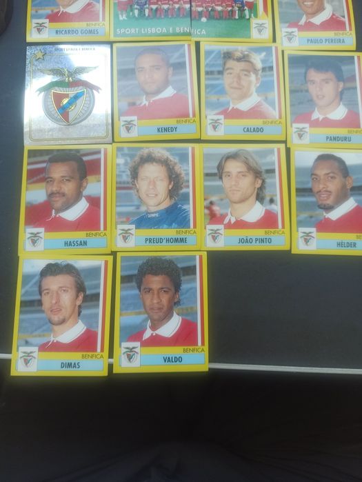 Cromos Benfica época 95/96