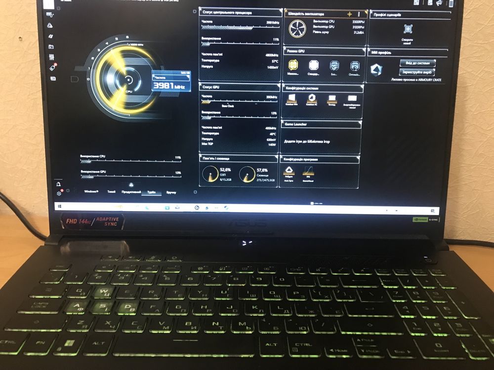 Asus Tuf Gaming A17 RTX 4050 6gb
