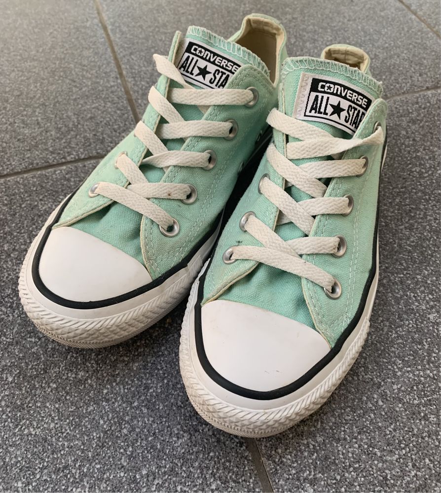 Buty Converse miętowe, rozm. 37 (23cm)