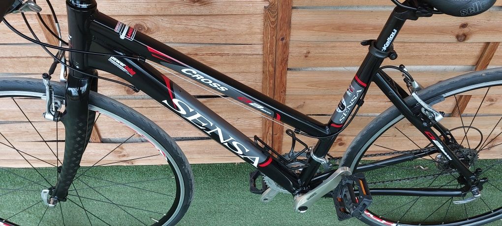 Szosowa Sensa, Damka, Shimano 105 2x10, Widelec Karbon, Fitness, 28"