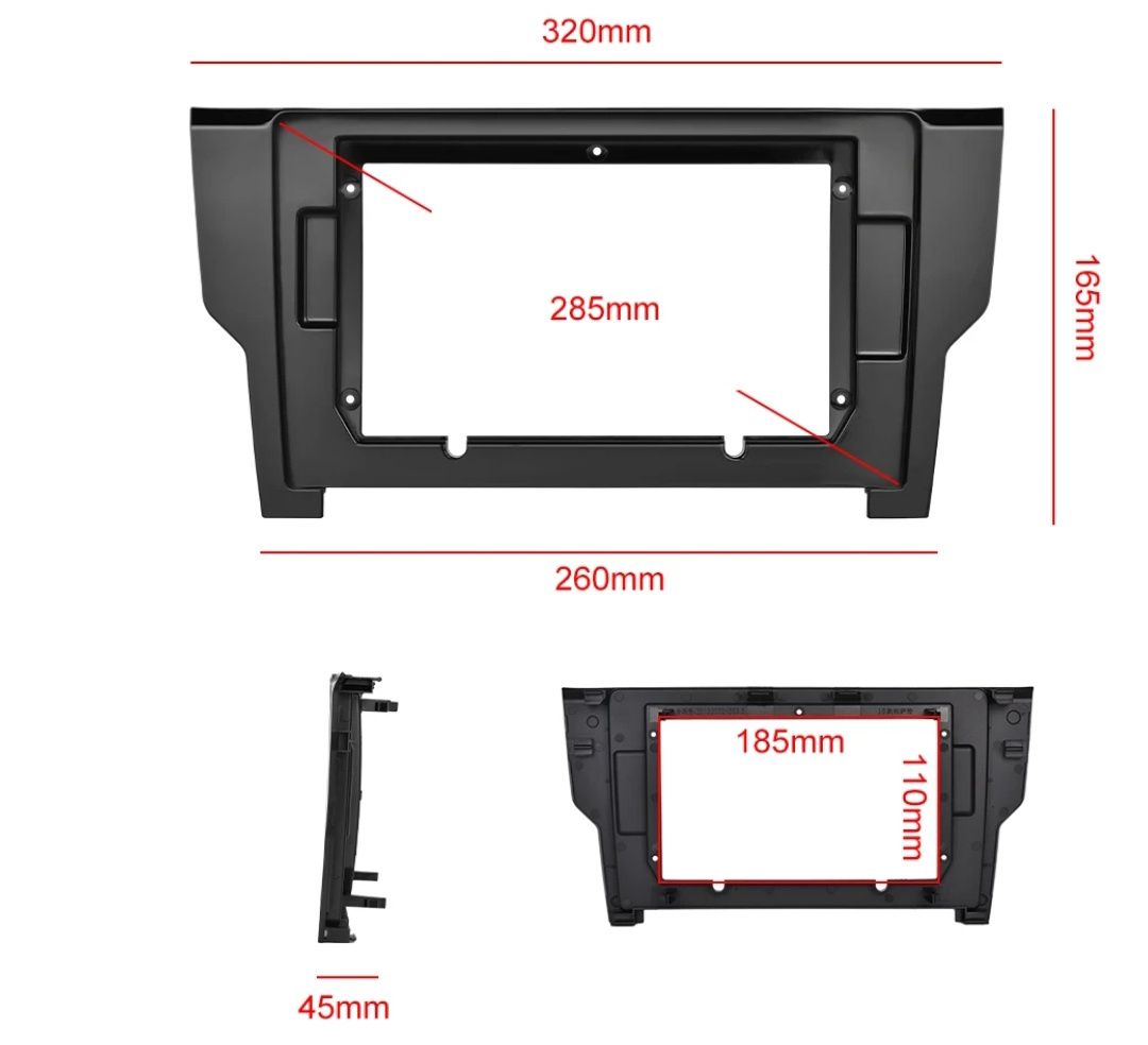 Rádio 2din  Android 13 Volkswagen Passat 2019 10" 2/32GB GPS WiFi RDS