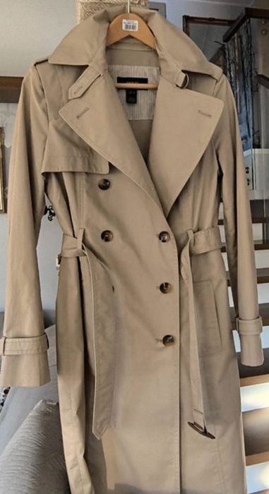 Mango trencz beżowy S/M jak nowy Premium Quality