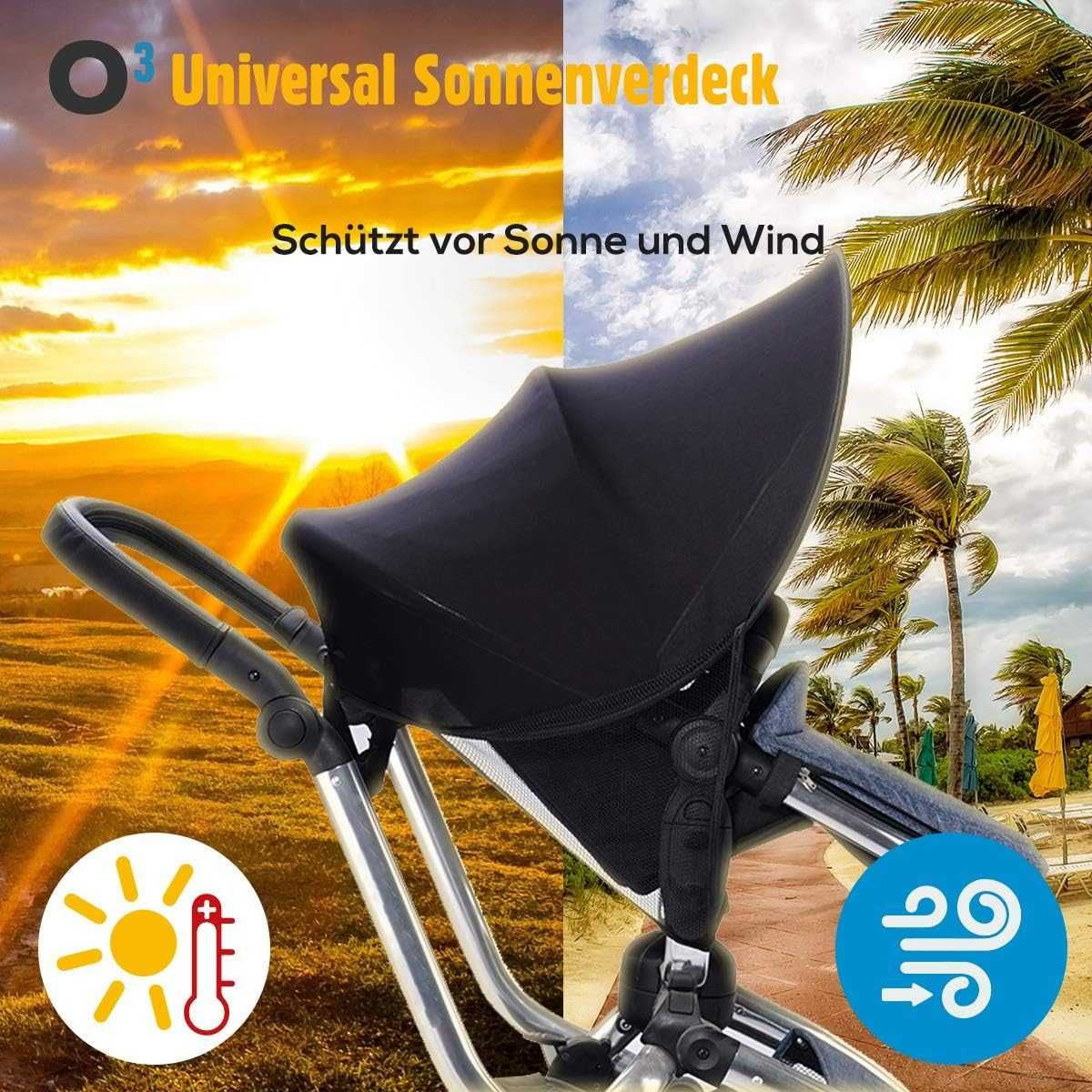 Osłona przeciwsłoneczna do wózka dziecięcego