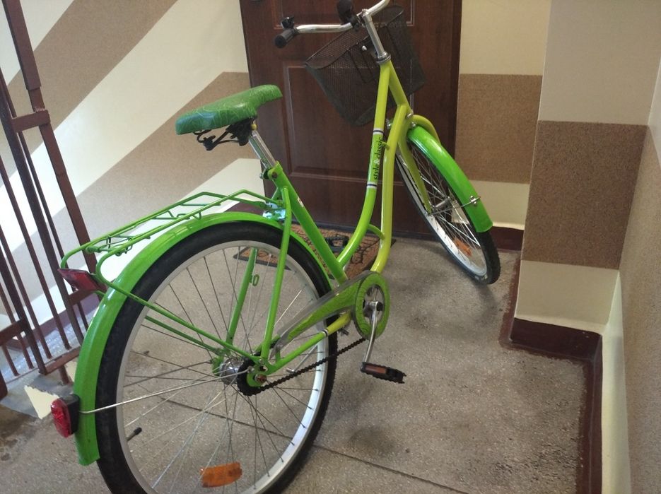 Rower damka 26 z koszykiem