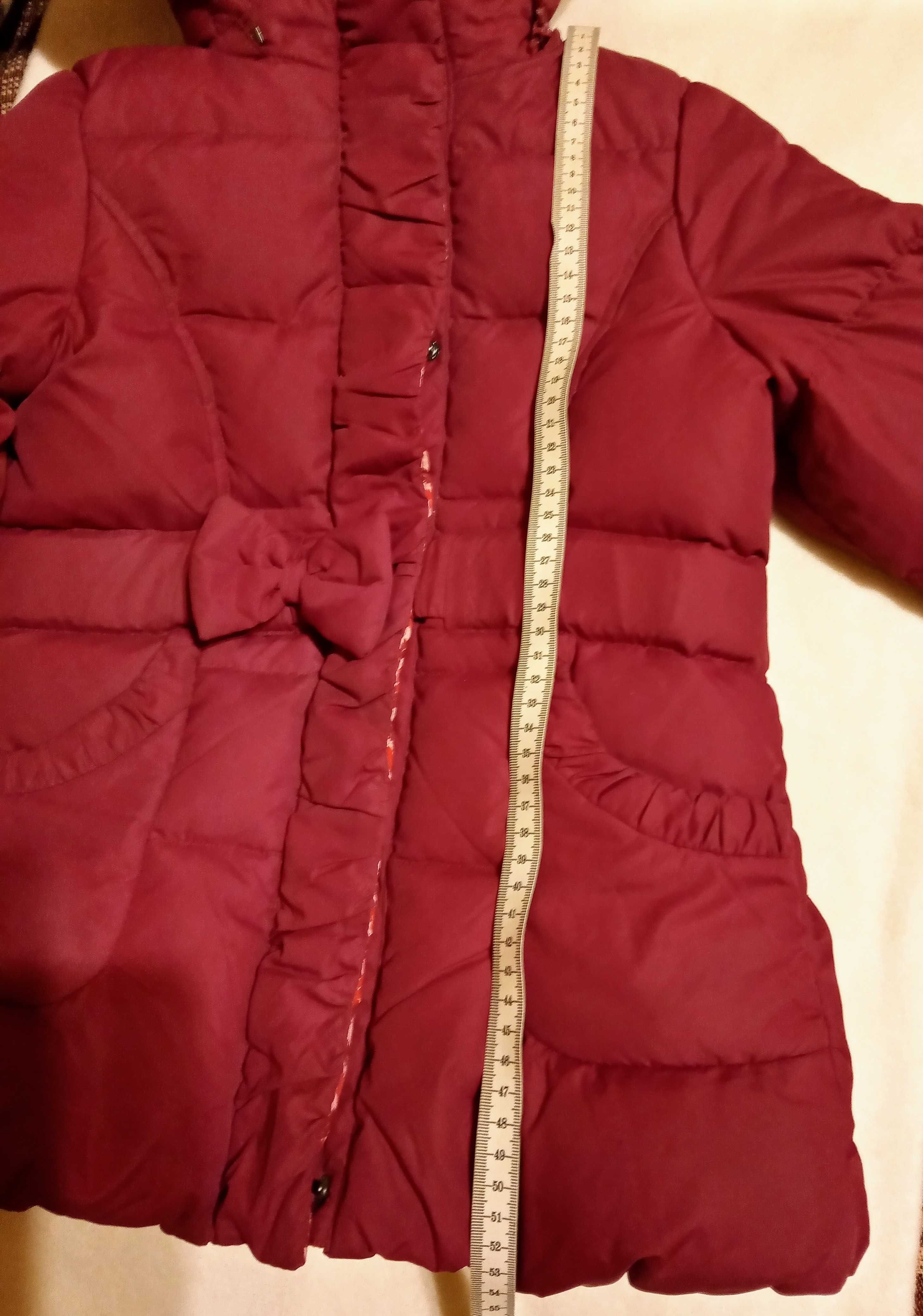 Зимняя пуховая куртка для девочки, детский пуховик, тёплая куртка детс