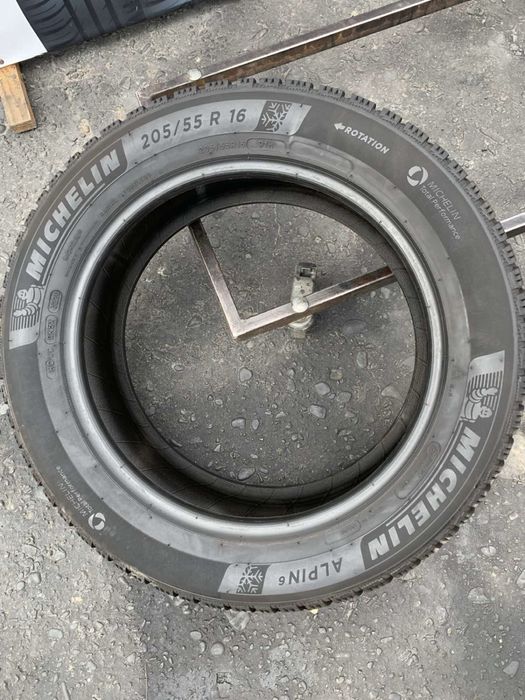 Шини  205/55 R16 пара Michelin 8мм 2022р, зима