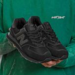Чоловічі демісезонні кросівки New Balance 574 чорного кольору р.37-45