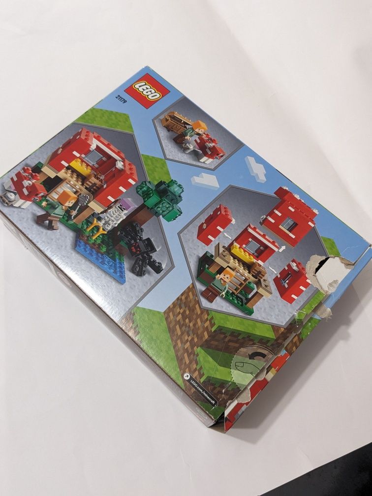 Конструктор LEGO Minecraft Грибний будинок, 21179, The mushroom house